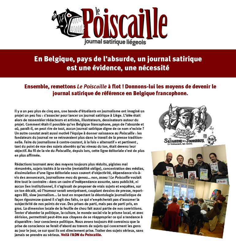Le Poiscaille - Le retour du journal satirique