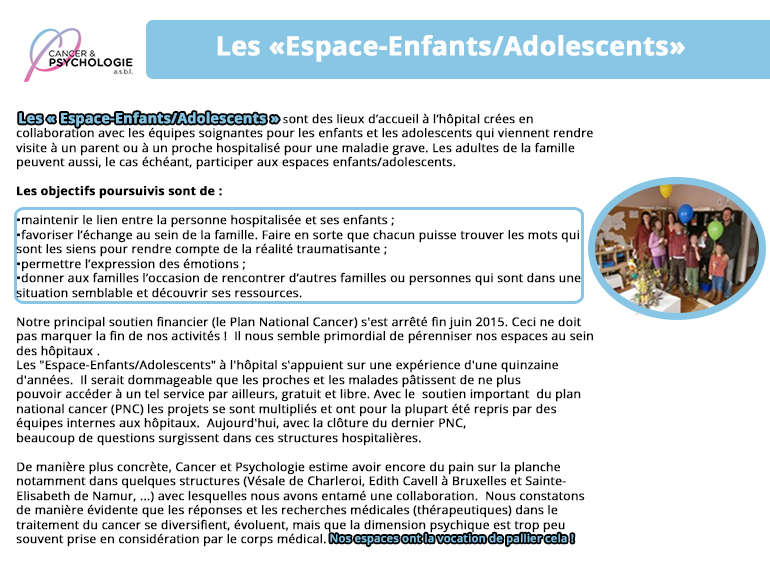 Espace Enfants/Adolescents