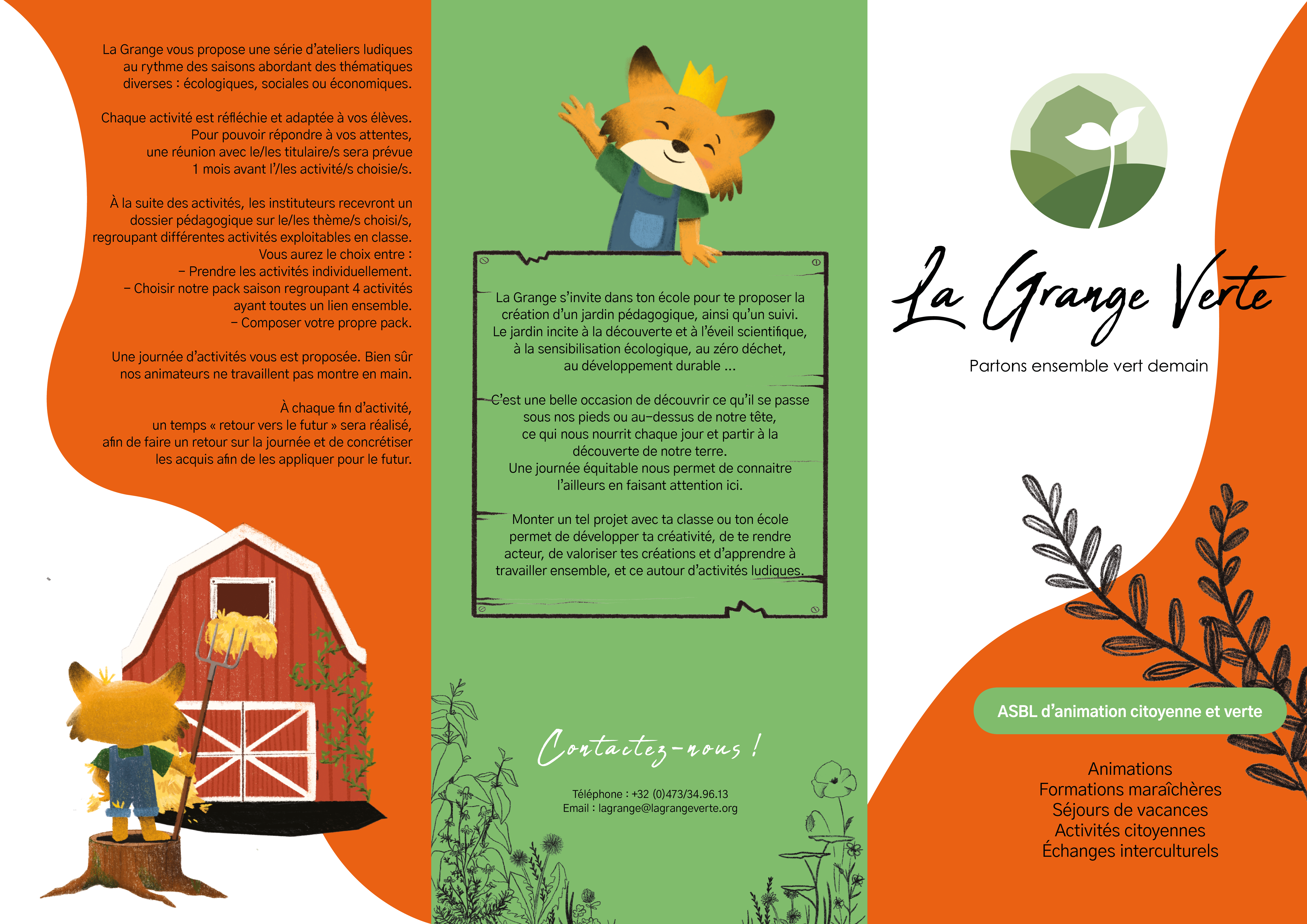 La Grange Verte ASBL - Partons ensemble "vert" demain 