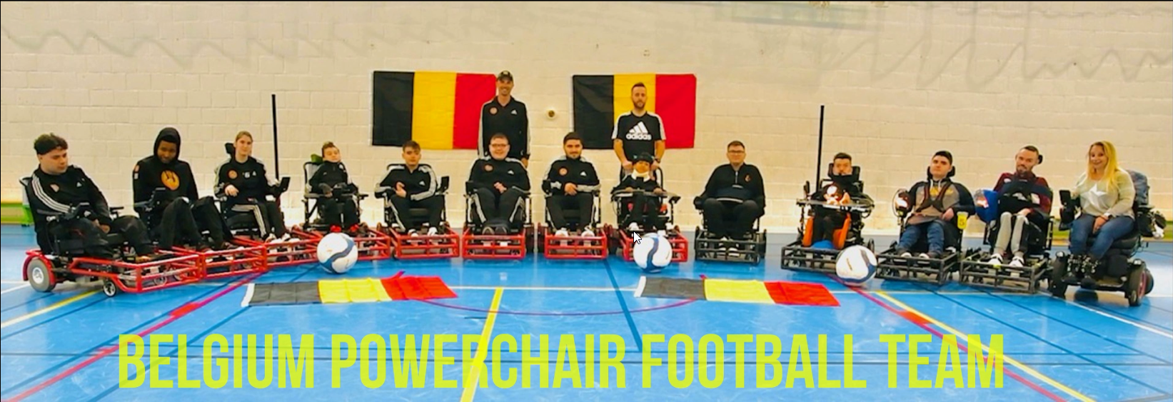 Soutien à l’équipe nationale de foot fauteuil – BELGIUM REDWHEELS