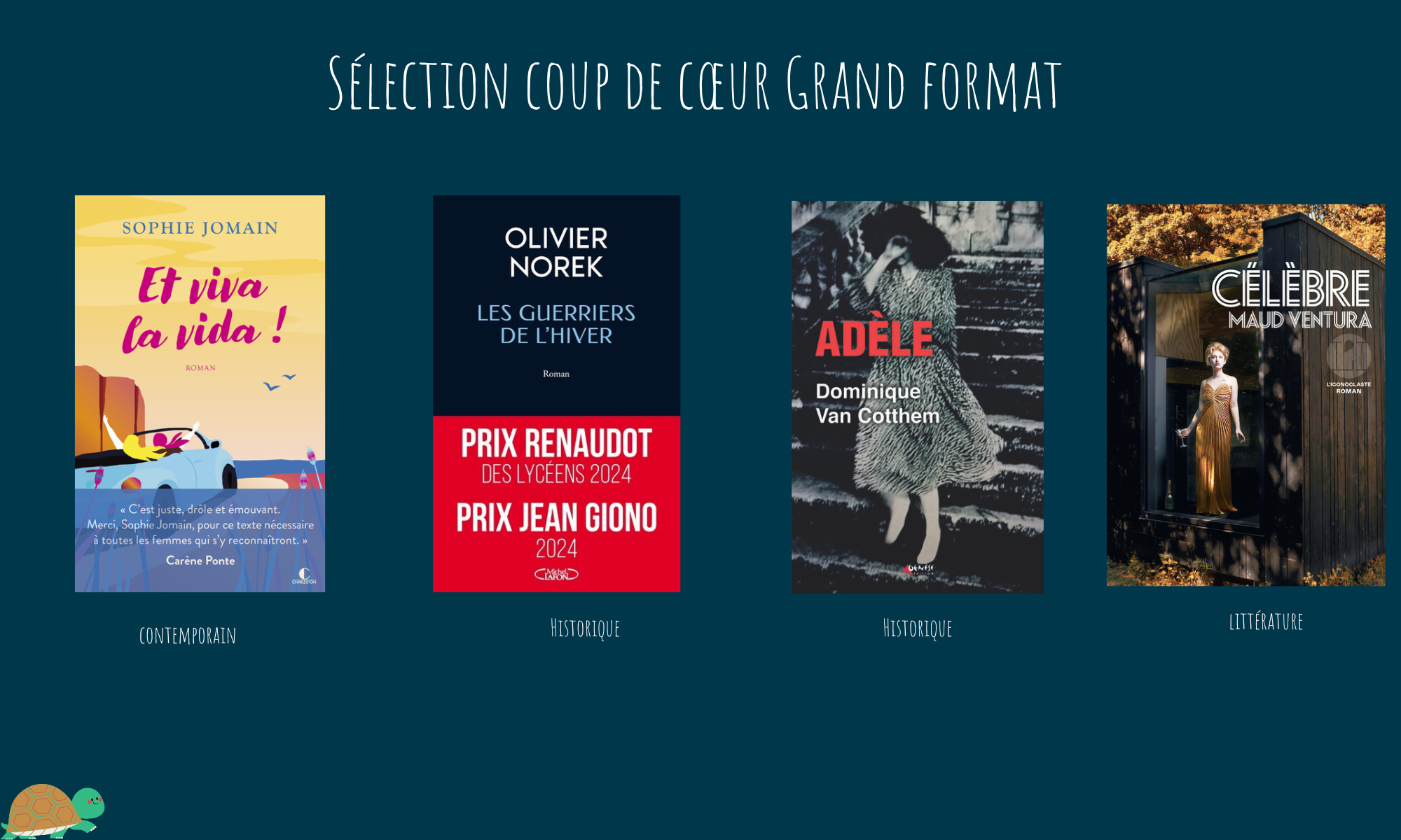 La tortue qui lit – librairie indépendante généraliste