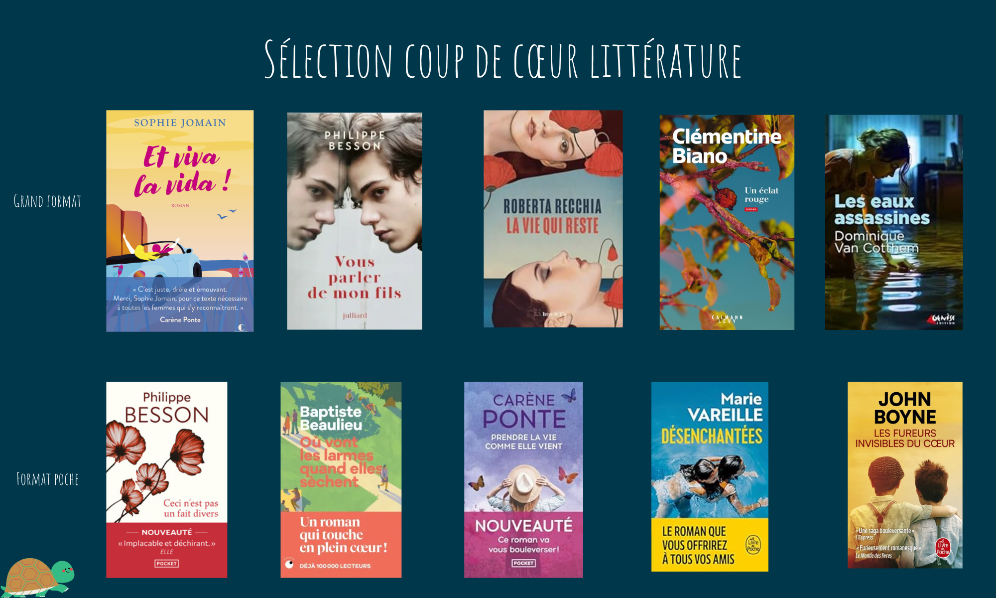 La tortue qui lit – librairie indépendante généraliste