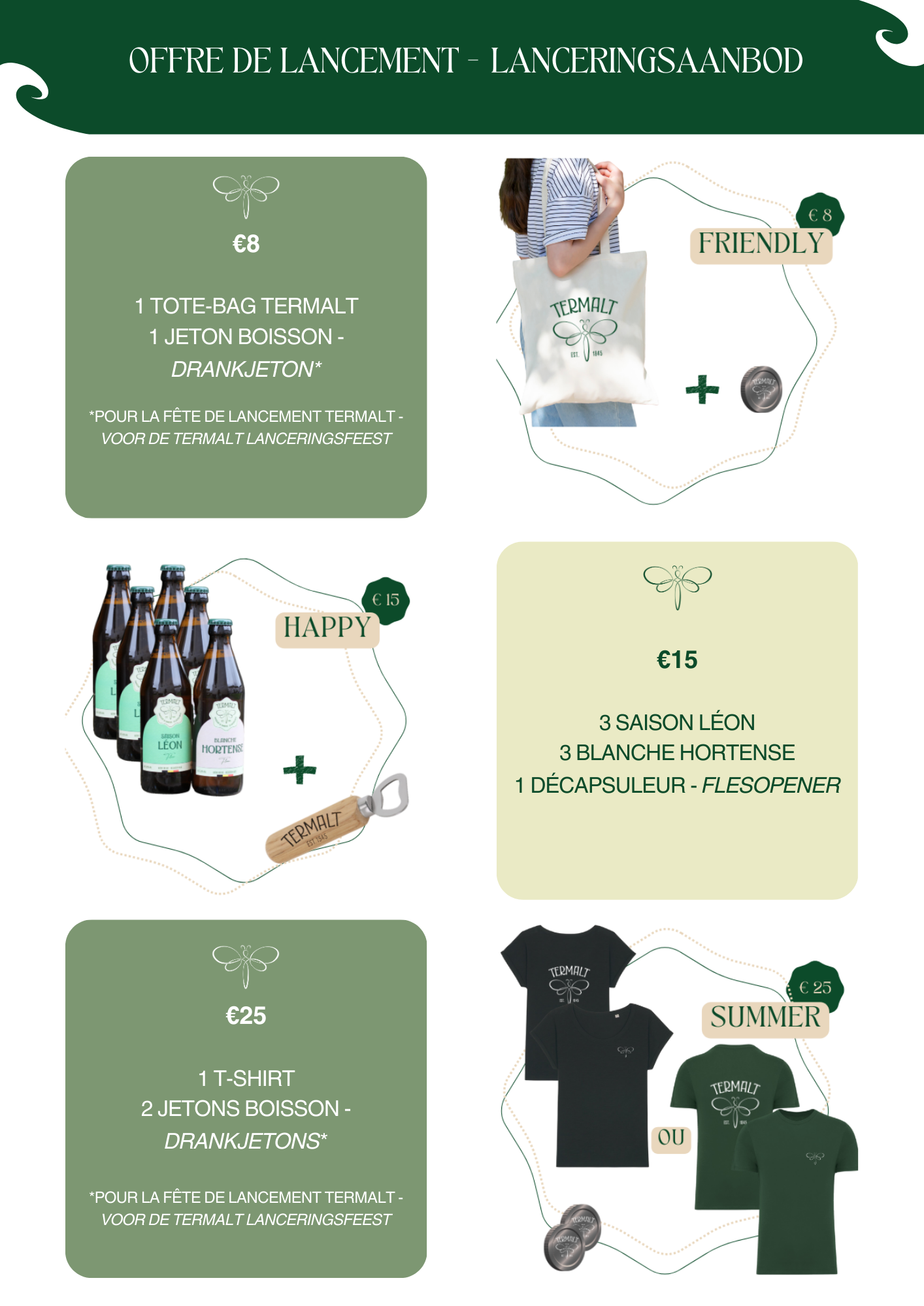 Bières Termalt Bier : pré-vente exclusive voorverkoop !