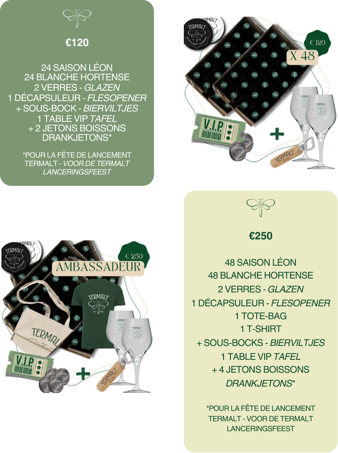 Bières Termalt Bier : pré-vente exclusive voorverkoop !
