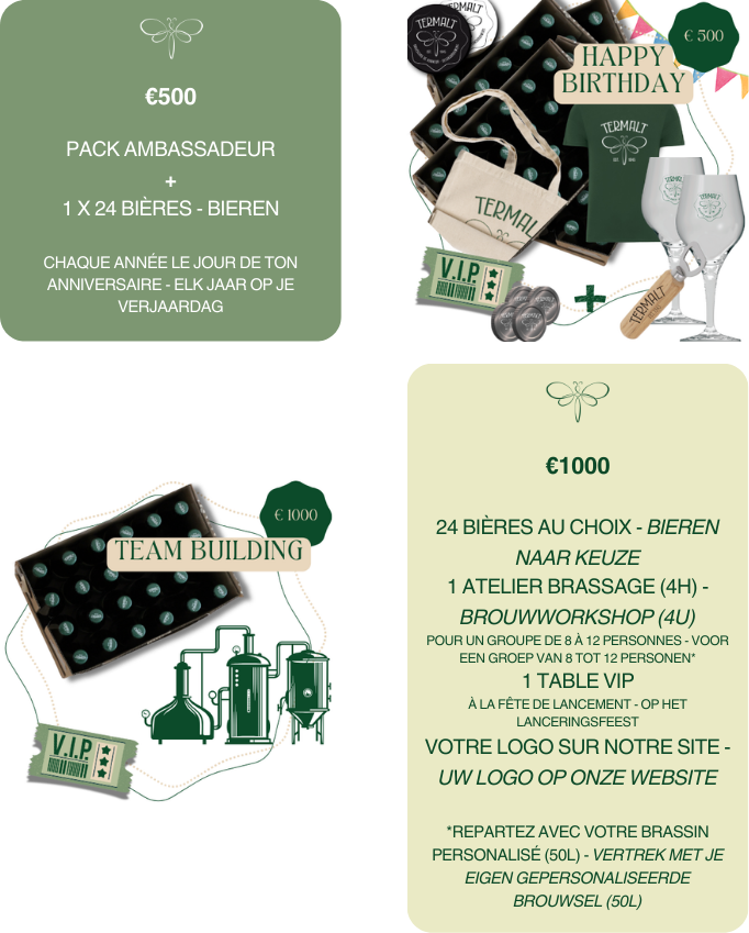 Bières Termalt Bier : pré-vente exclusive voorverkoop !