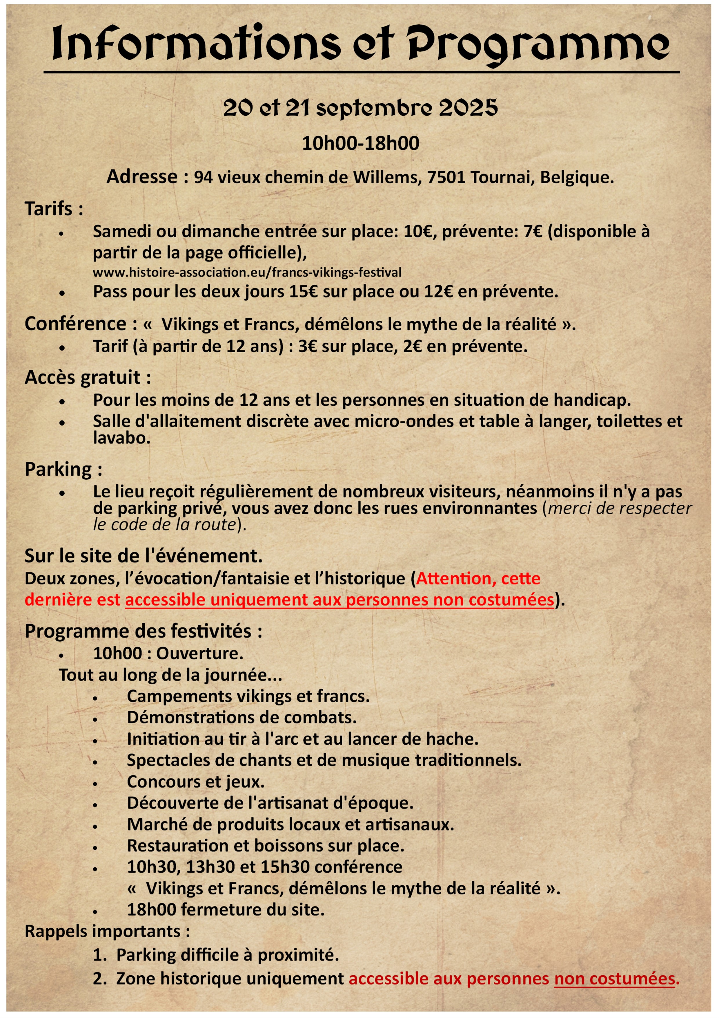 Festival Francs & Vikings à Tournai : première édition