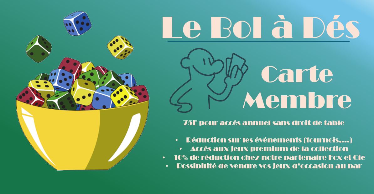Le bol à dés : bar à jeux de société à Marche-en-Famenne