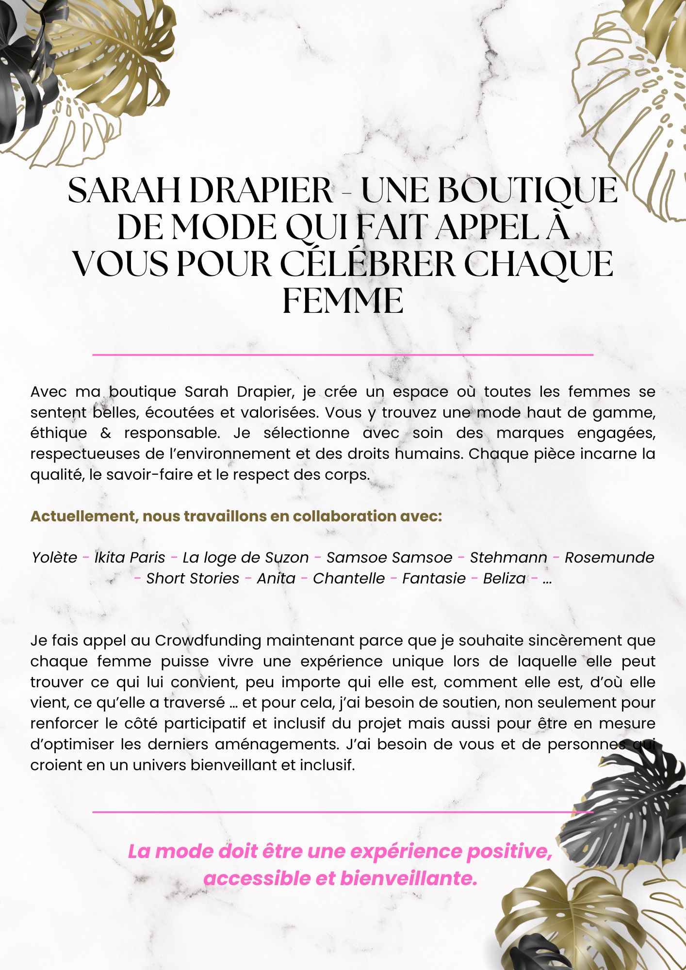 Concept store Sarah Drapier
