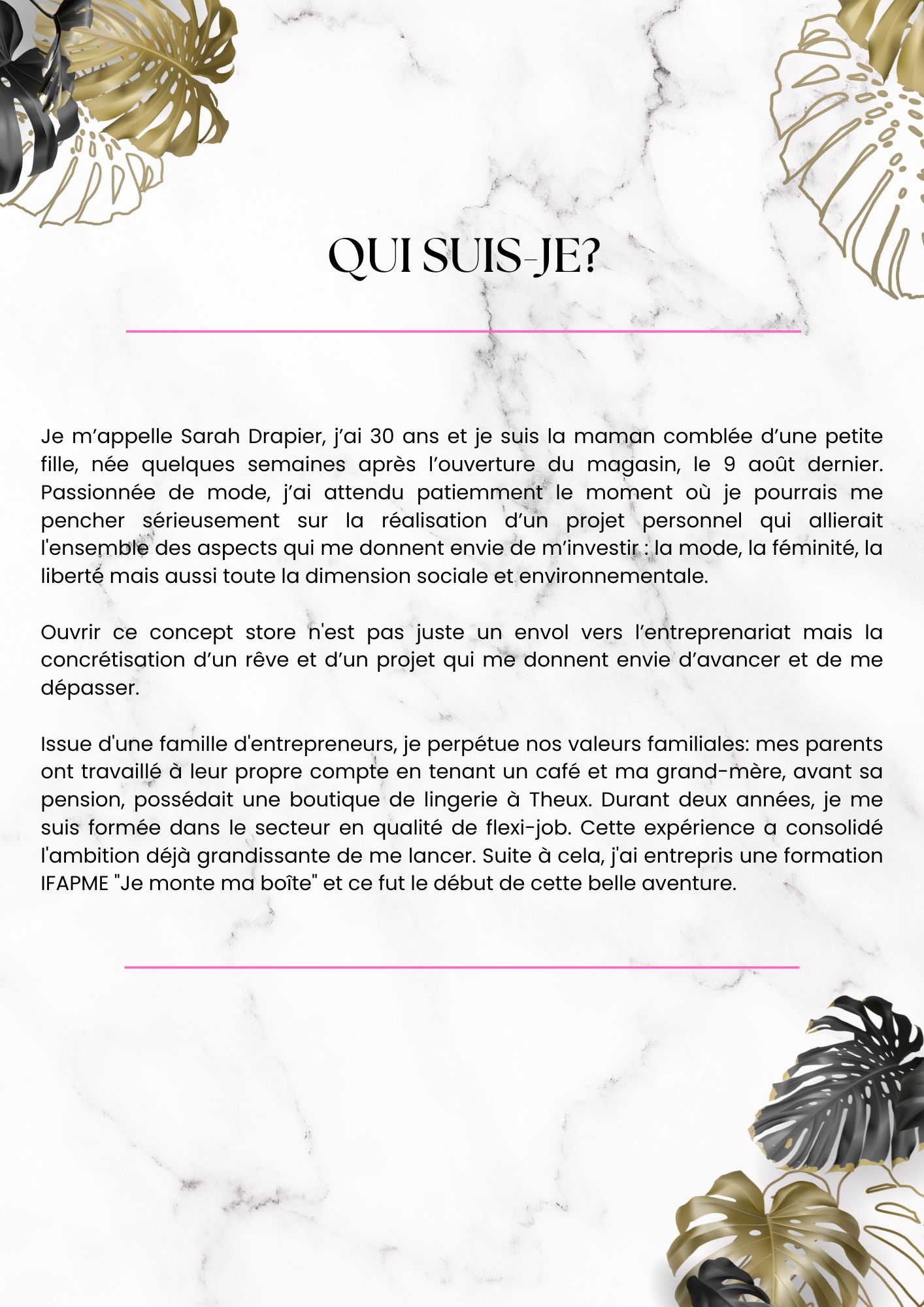 Concept store Sarah Drapier