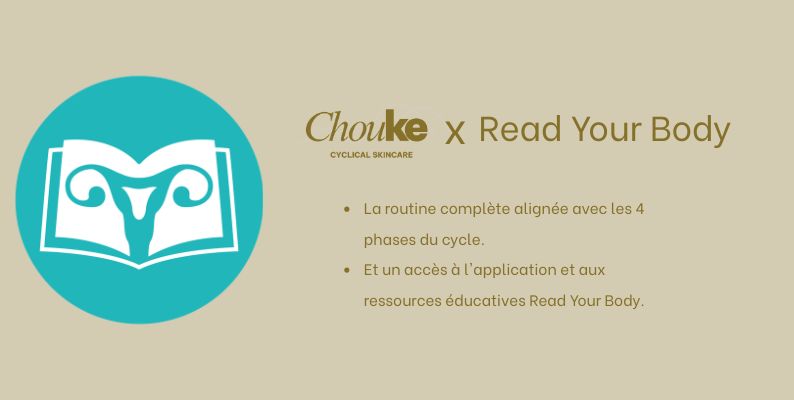 Chouke, la skincare qui suit ton cycle - Chouke, skincare die je cyclus volgt