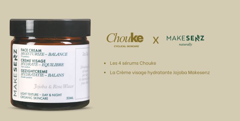 Chouke, la skincare qui suit ton cycle - Chouke, skincare die je cyclus volgt