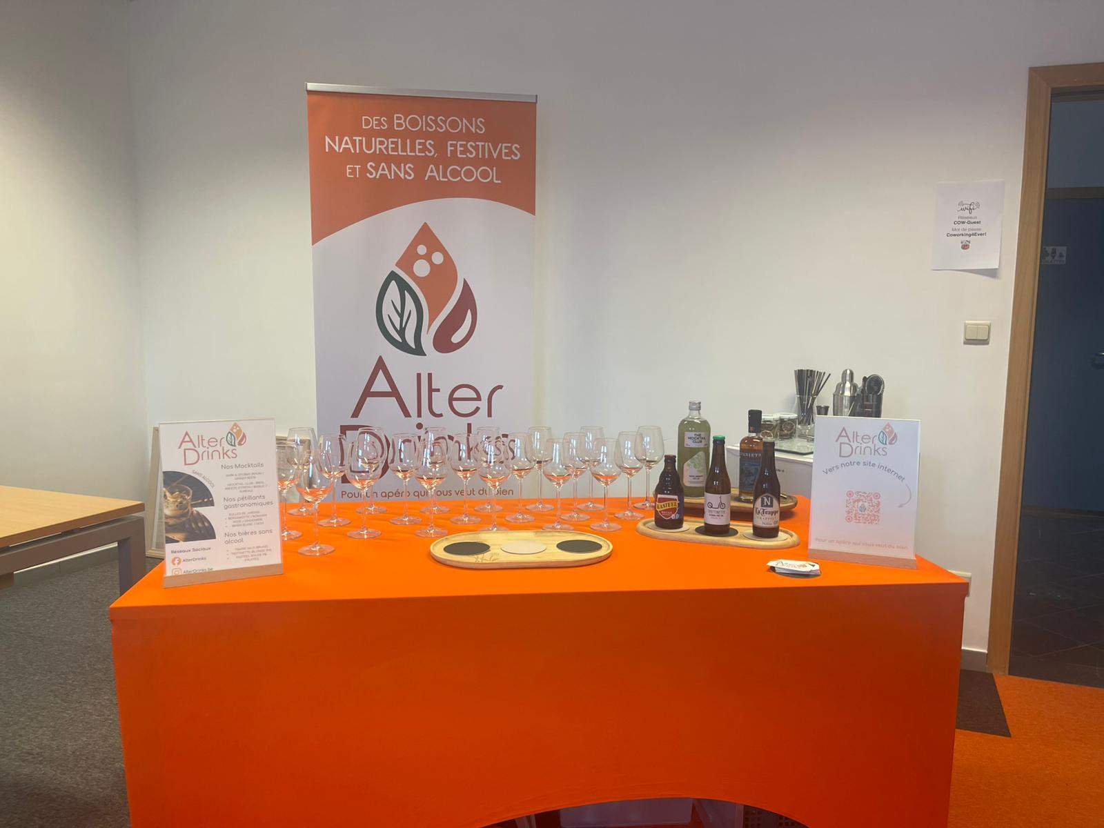 AlterDrinks : Le sans-alcool festif qui réinvente l'apéro en Wallonie !