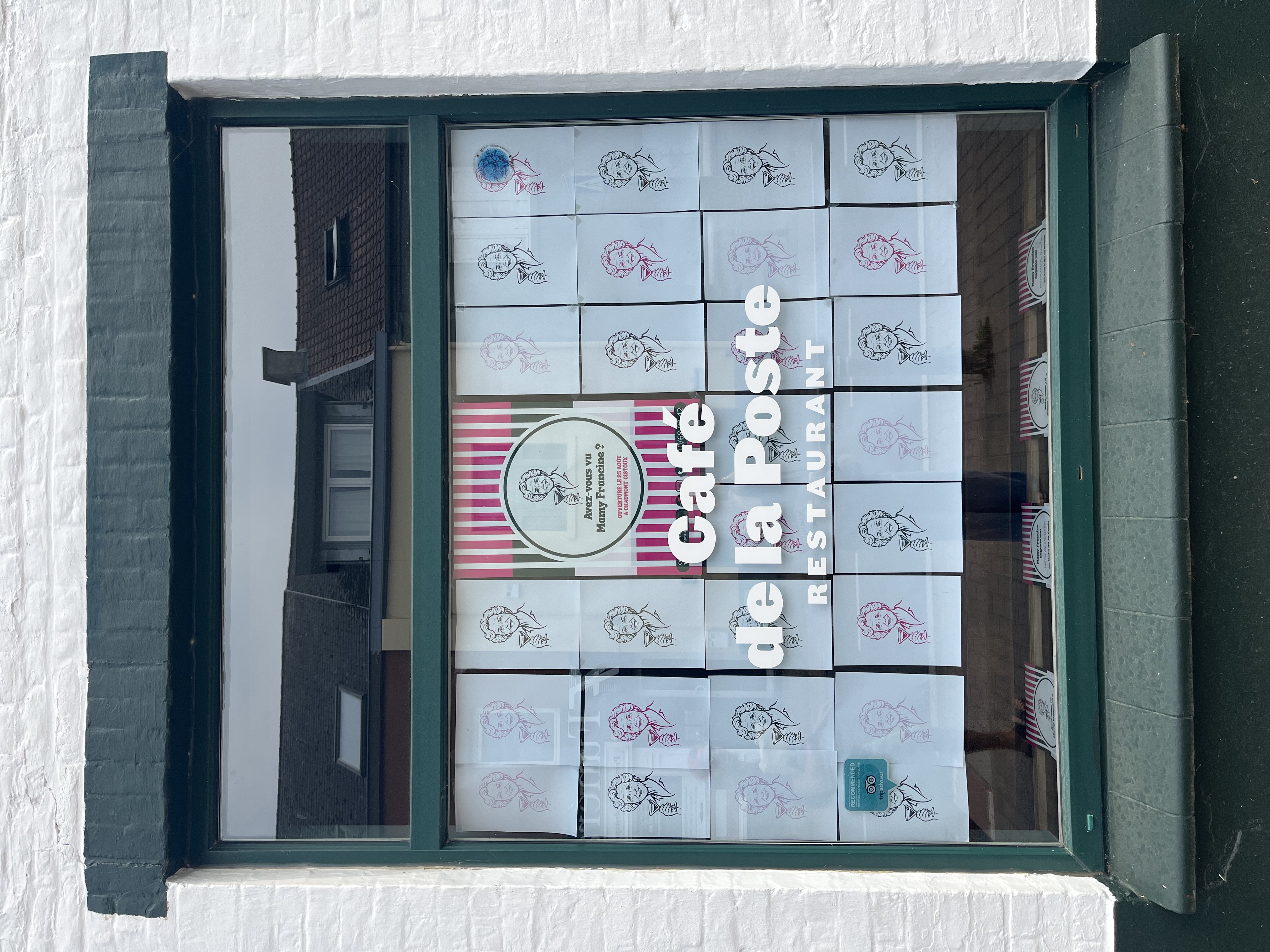 Le Café de la Poste by Mamy Francine de Chaumont-Gistoux