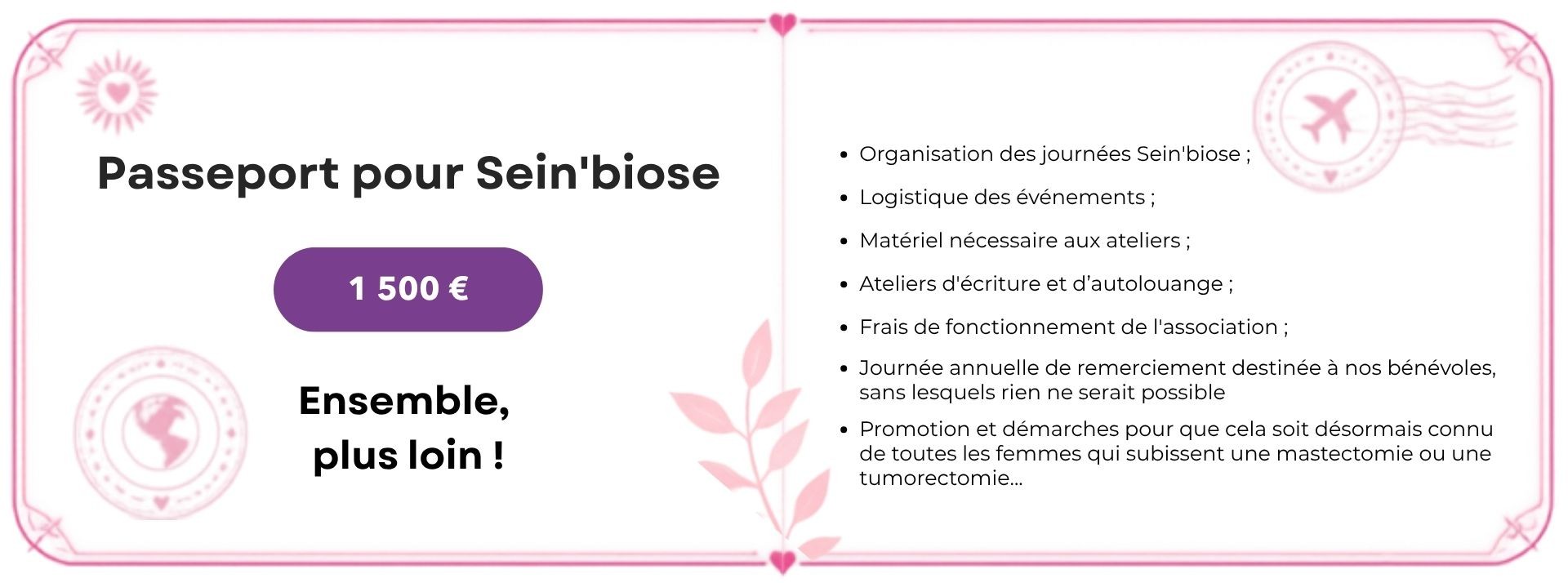 SEIN’BIOSE, APRÈS UN CANCER DU SEIN